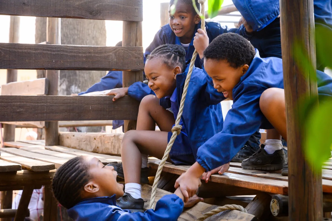 A Kgololo scholar at work