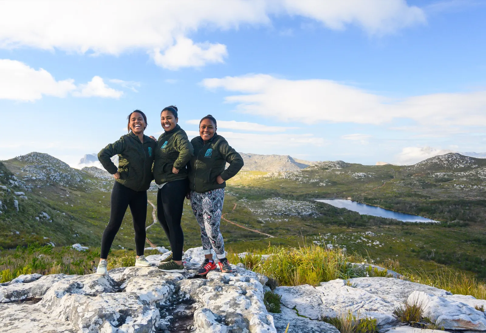 Young women in BRAVE's leadership program