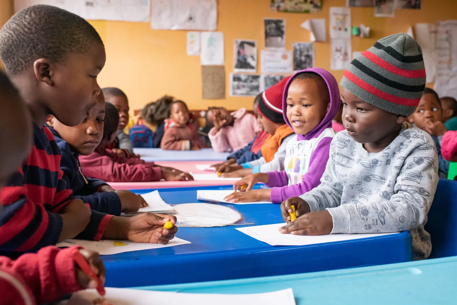 Children in a Siyabonga early childhood centre, Mtubatuba